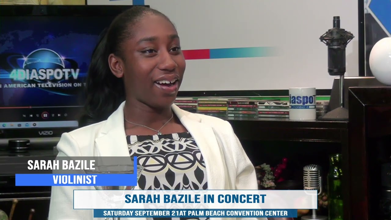 Haitian American Violinist SARAH BAZILE.