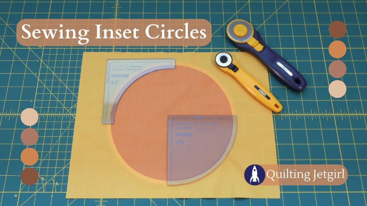 Sewing Inset Circles