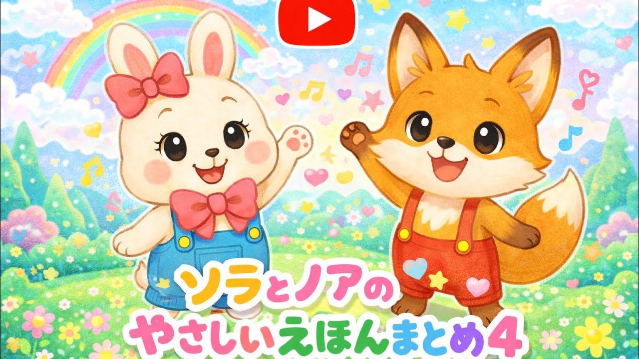 ソラ🐰とノア🦊やさしいえほんまとめ④📕✨