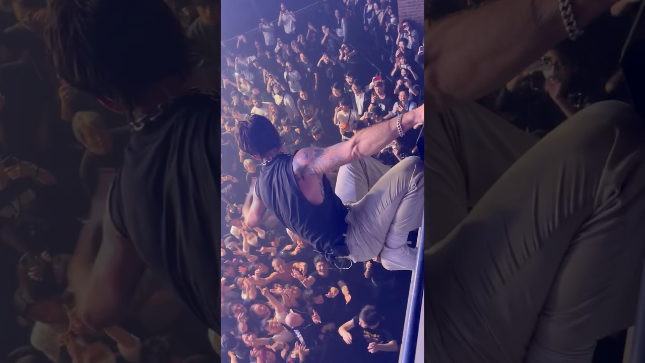Lawrence from above - While She Sleeps live in TOKYO 10.10.2024 #whileshesleeps #silencespeaks