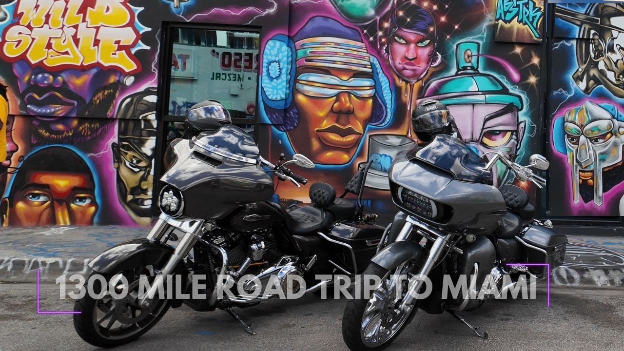 FIRST LONG RIDE 2025 | 1300 Mile Trip to Miami #firstvlog #bikelover #couplegoals
