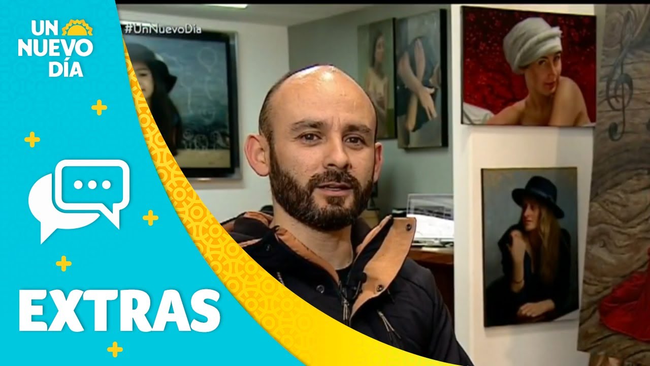 Omar Ortiz hace pinturas que parecen fotografías | Un Nuevo Día | Telemundo
