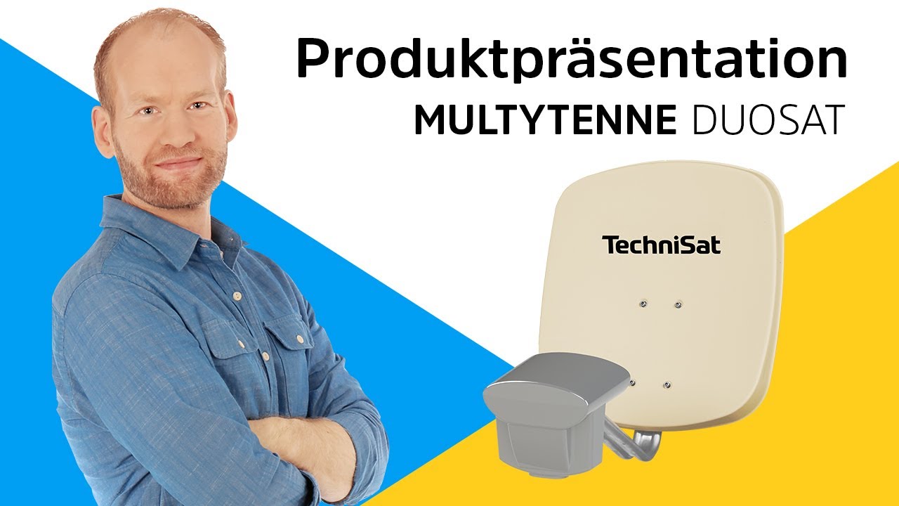 MULTYTENNE DUOSAT | 2 Orbitpositionen parallel und ohne Drehmotor empfangen | TechniSat