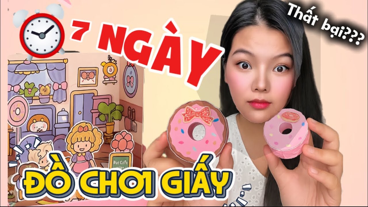 7 NGÀY CHƠI ĐỒ CHƠI GIẤY😱Toàn Sách Trò Chơi Hay✨🍊🪼
