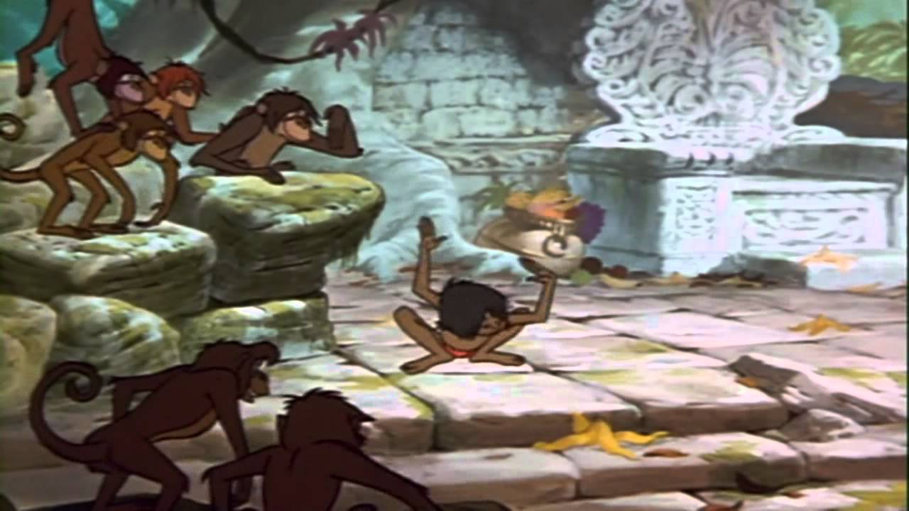 The Jungle Book-I want to be like you (Italian Reverse Scene)