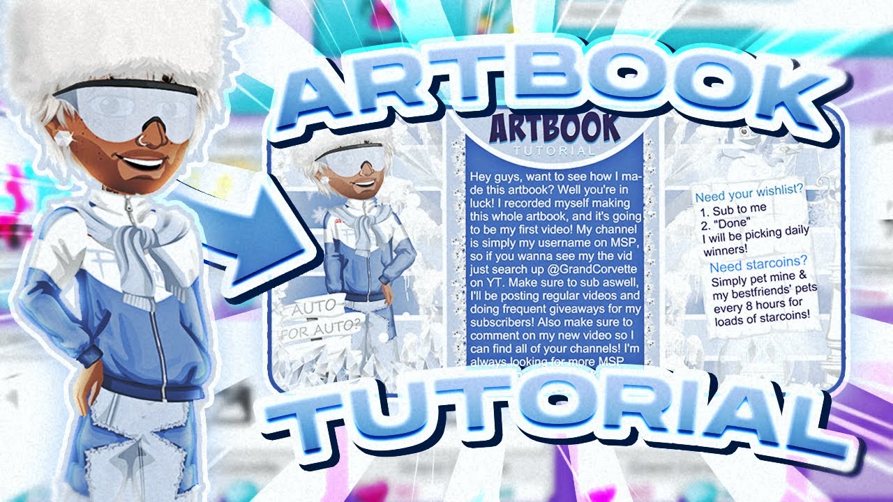 How I Make my Artbooks on MSP!