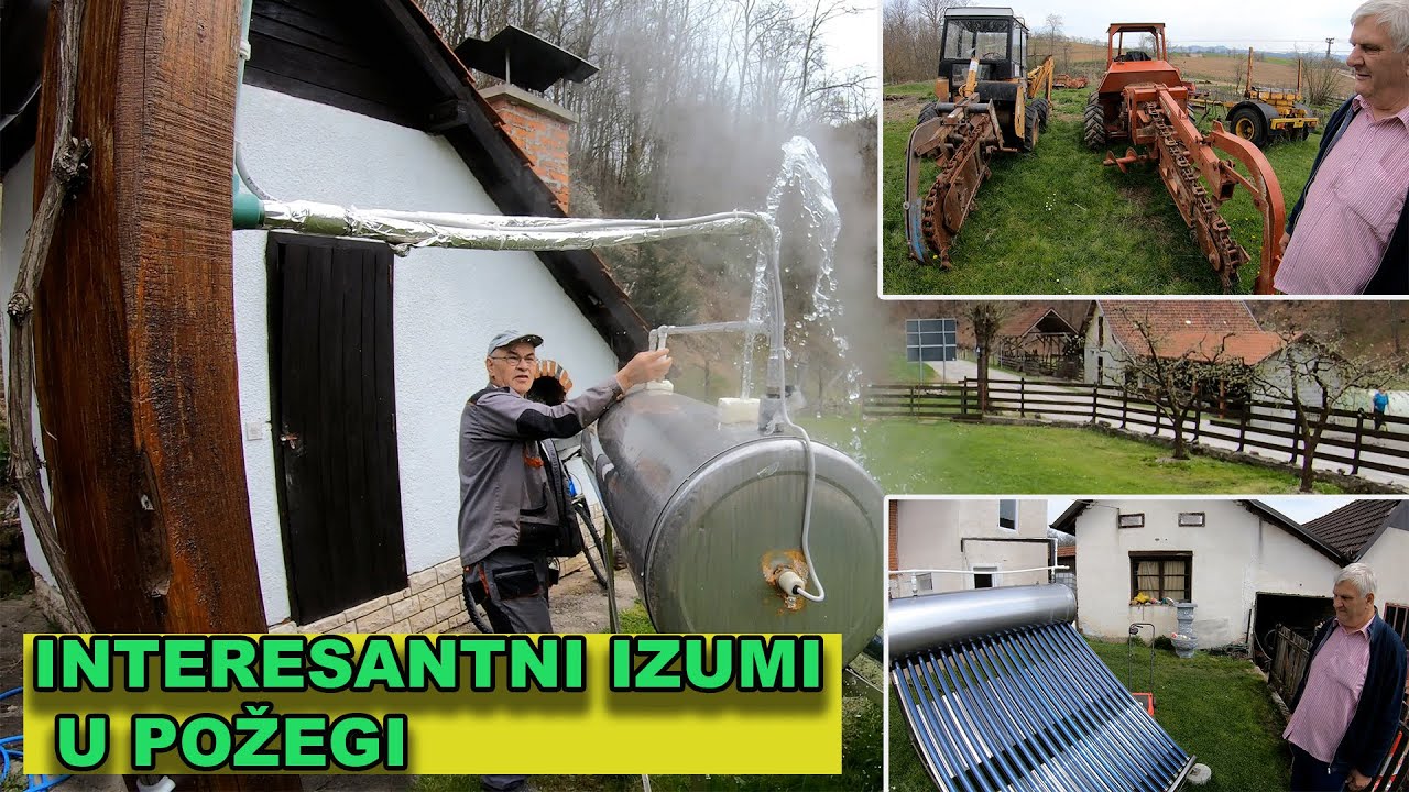 Specijalna mašina za kopanje kanala i nevjerovatan uređaj za grijanje vode