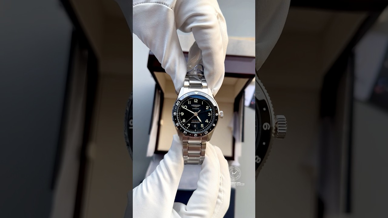 Longines Spirit Zulu Time Chronometer 42mm Black. #unboxinglongineszulutime #l38124536 #zulutime