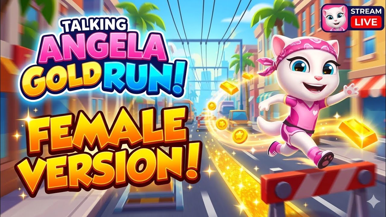 I AM BACK WITH talking tom gold run #goldrun