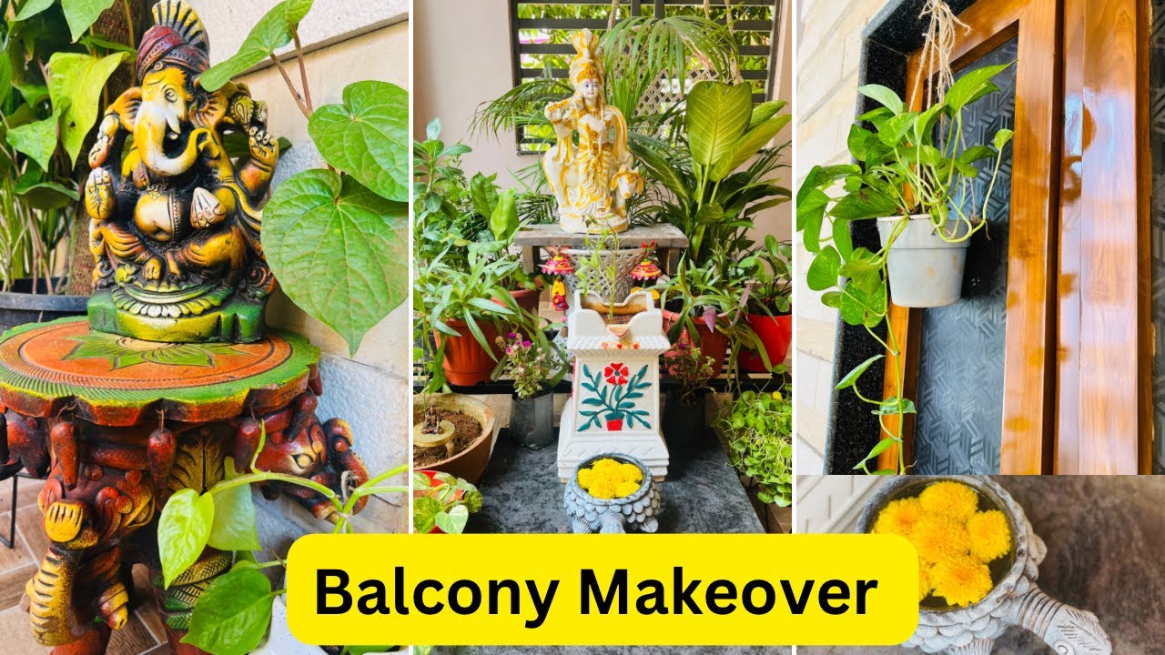 #Vlog/New Terracota Items/Small changes in Balcony/Night time Beach View/