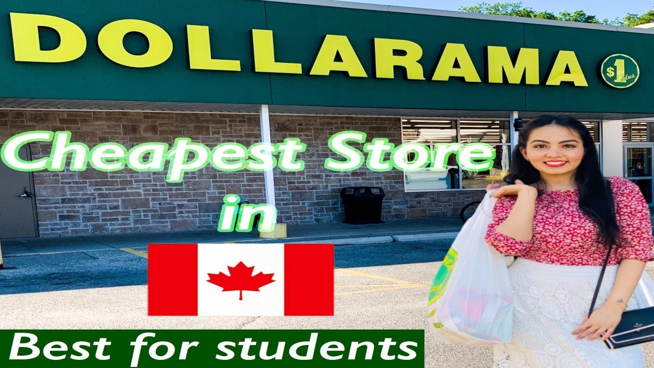Dollar Store | Cheapest store in Canada | Best for International Students | Student Life