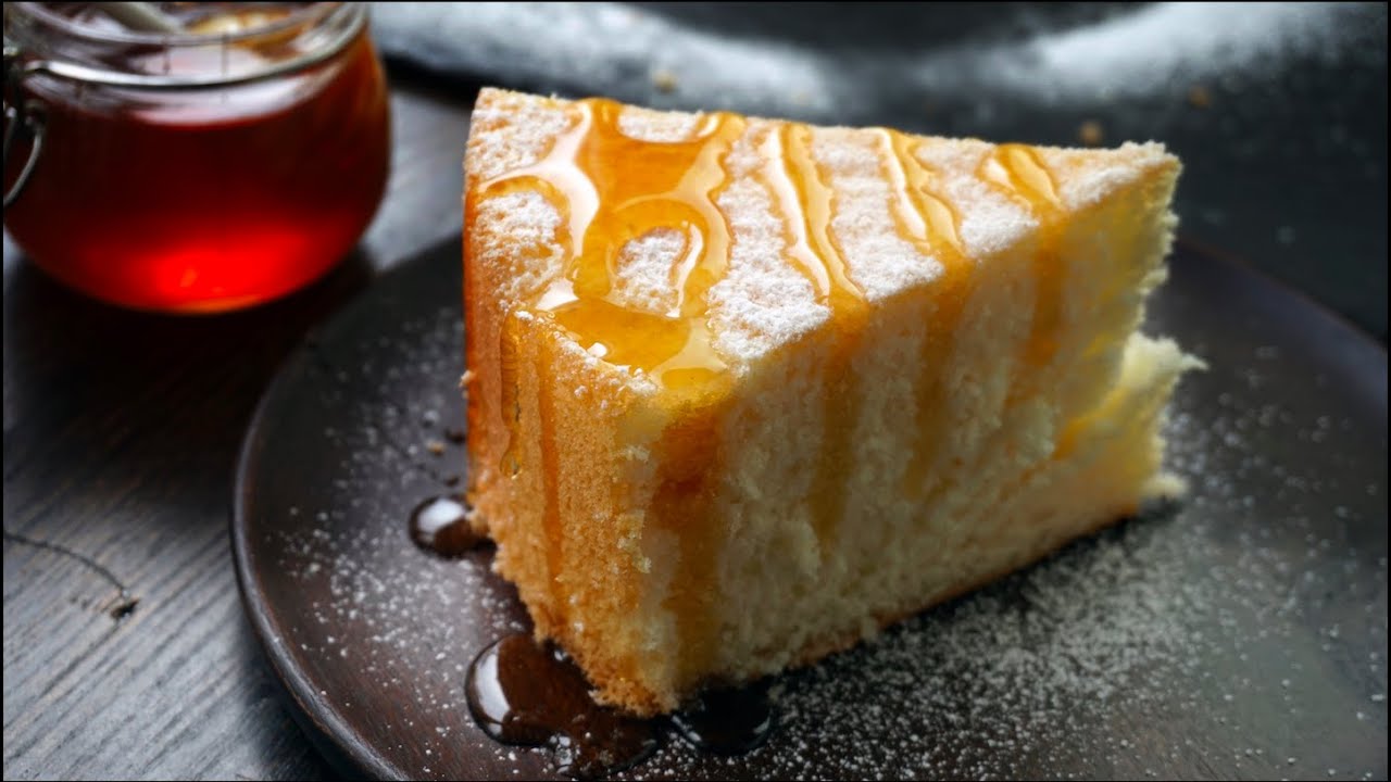 sponge cake , easy to make, measurements with tablespoon