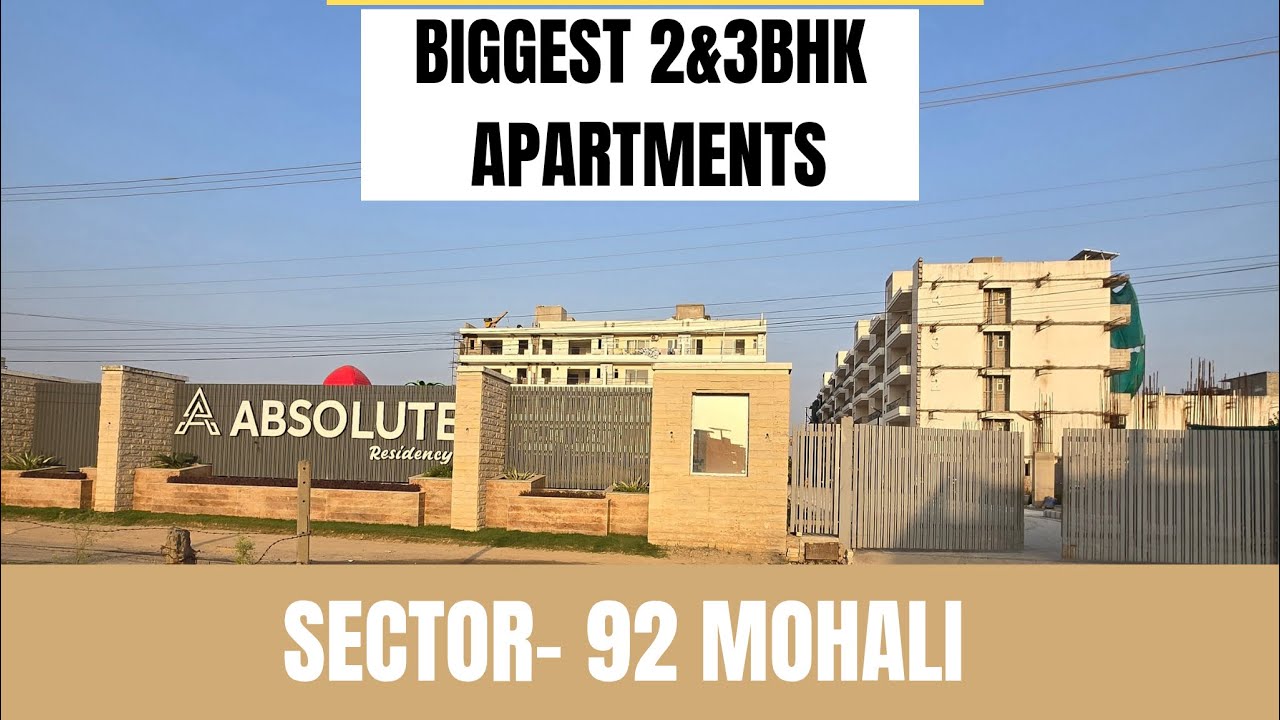 Big size 2&3Bhk Flats Sector-92 Mohali, Flat for sale in Mohali Sectors, GMADA property Mohali 