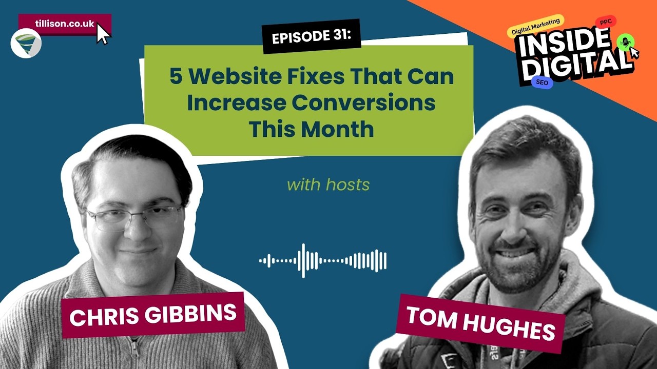 5 Website Fixes That Can Increase Conversions This Month | Ep 31 of Inside Digital