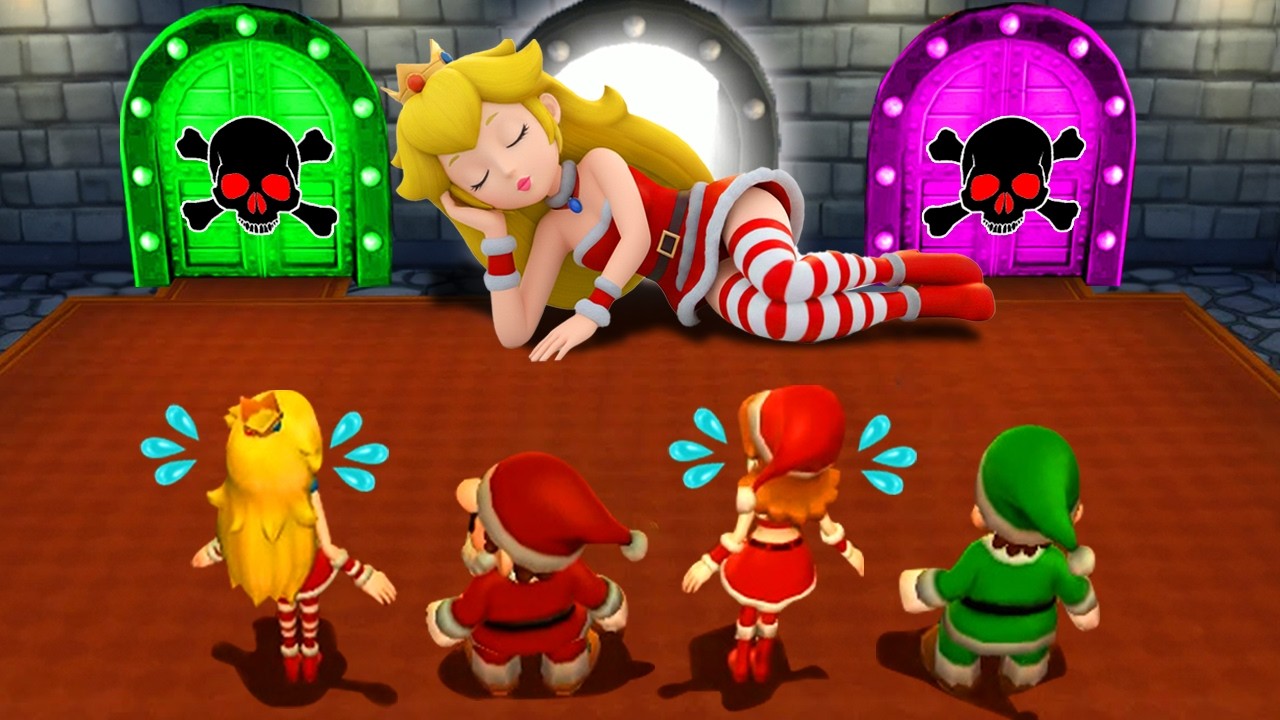 【マリオパーティ9】すべての4人対戦ミニゲーム クリスマス ピーチ VS マリオ VS ルイージ VS デイジー | Mario Switch