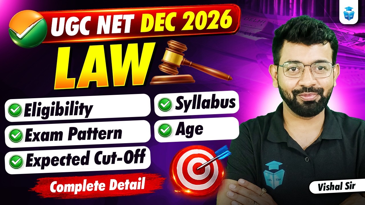 UGC NET Law December 2026 | UGC NET Eligibility, Age, Expected Cut Off, Syllabus & Job Opportunities