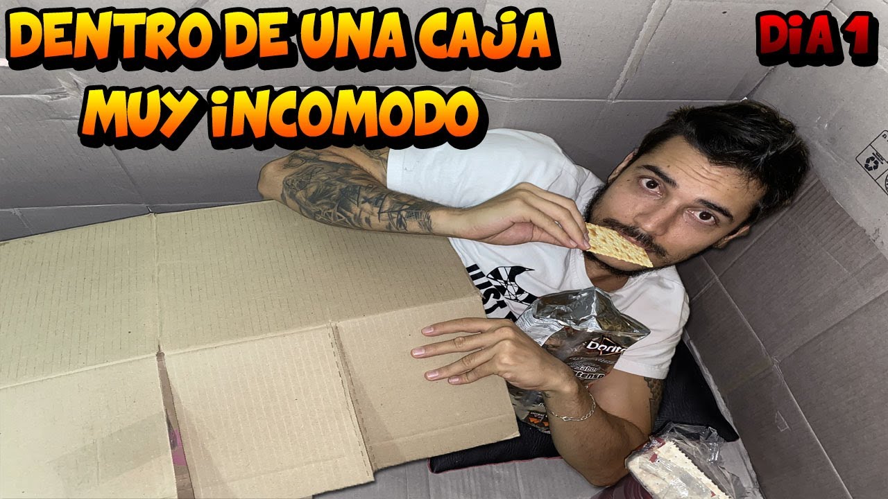 24 HORAS DENTRO DE UNA CAJA DE CARTON *Super Dificil* - TATTOXTREME