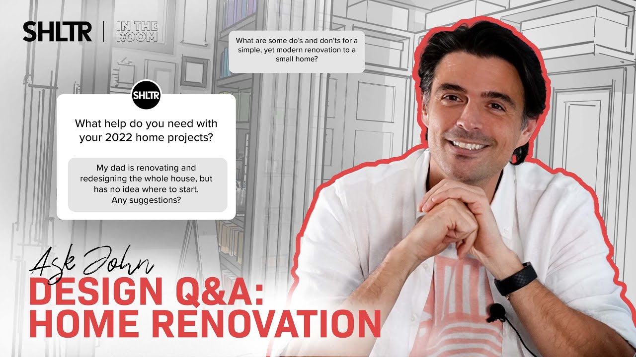 Design Q&A: Home Renovation Tips | In The Room with John Gidding