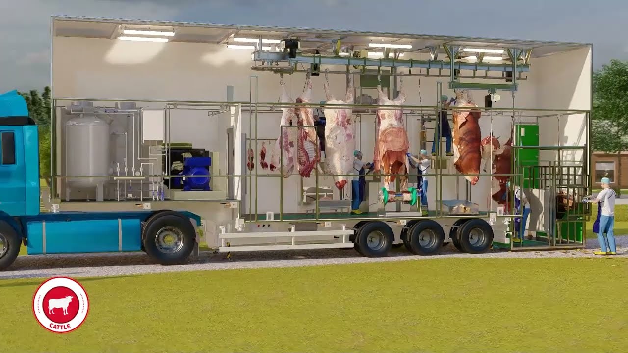 Cattle Slaughter Unit On-Wheels