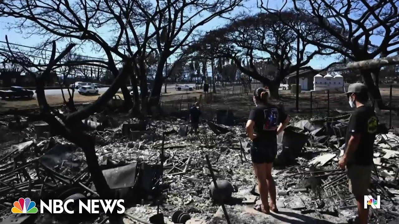 Families in desperate search for loved ones as Maui fires death toll rises