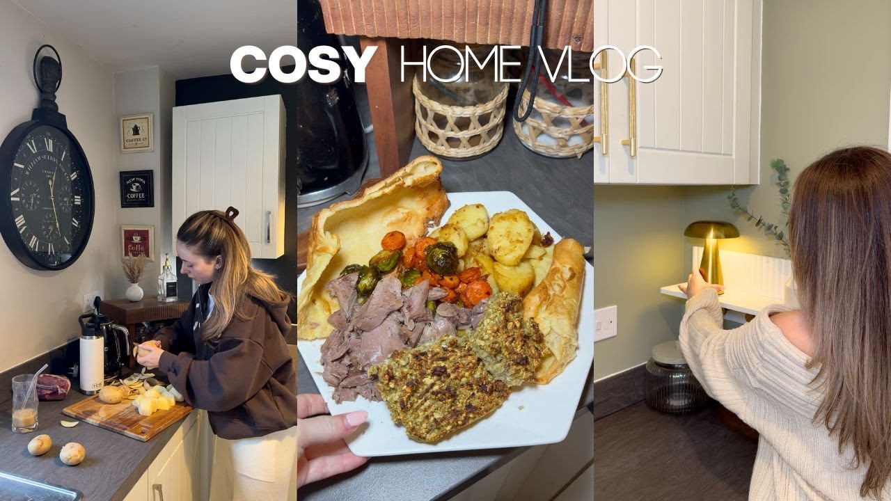 COSY HOME VLOG! utility room make-over, lots of chats & a gorg sunday