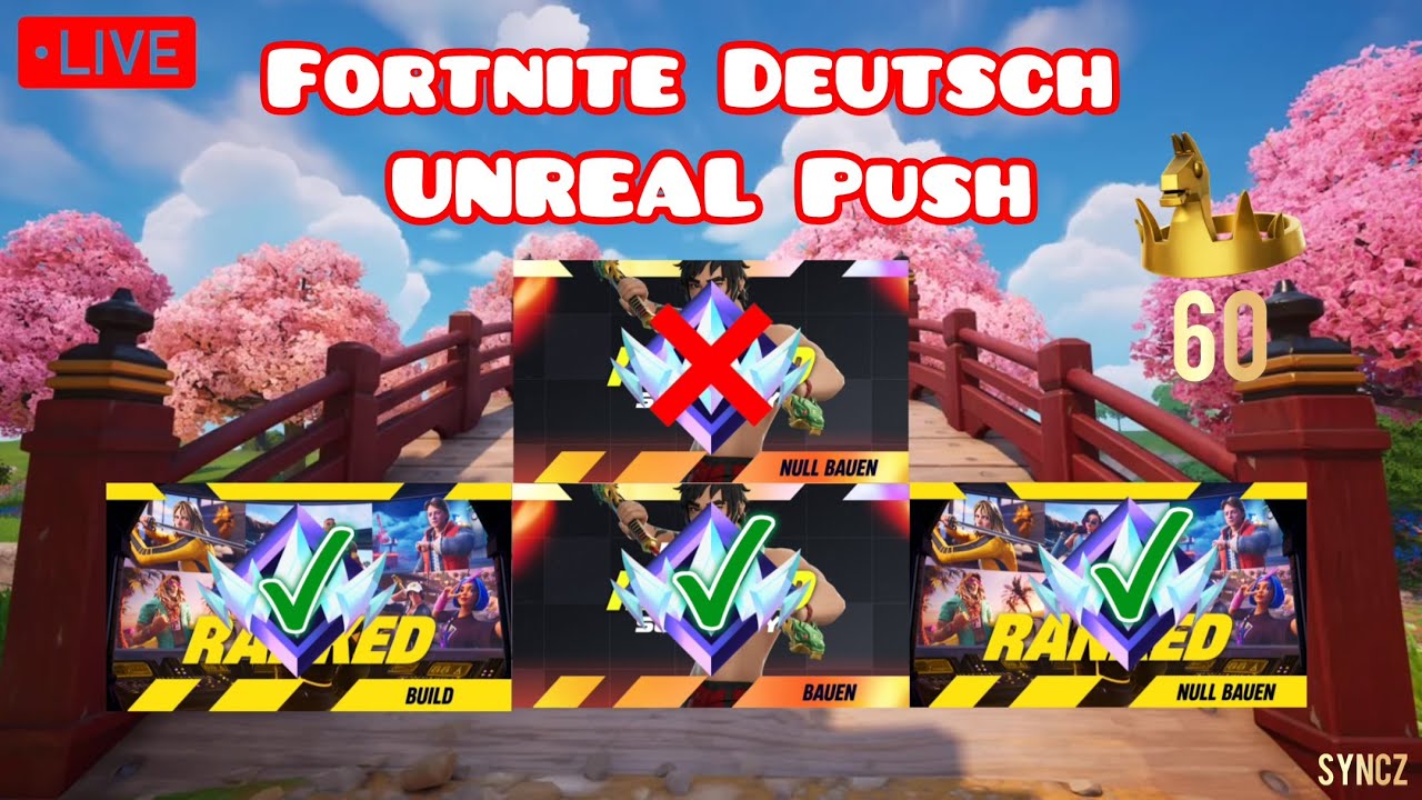 🔴LIVE FORTNITE DEITSCH RANKED PUSHEN! DEUTSCH!