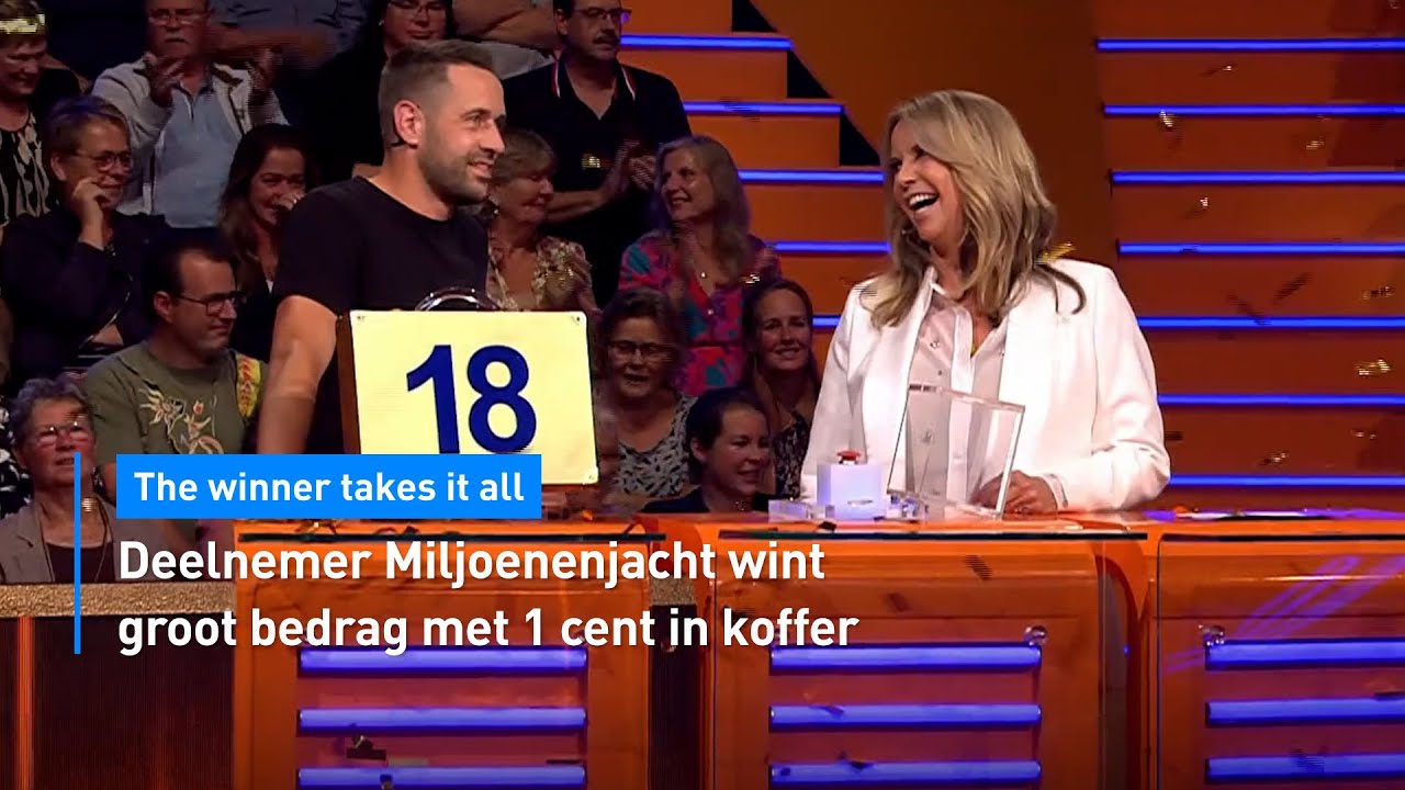 Deelnemer Miljoenenjacht wint groot bedrag met 1 cent in koffer | Hart van Nederland