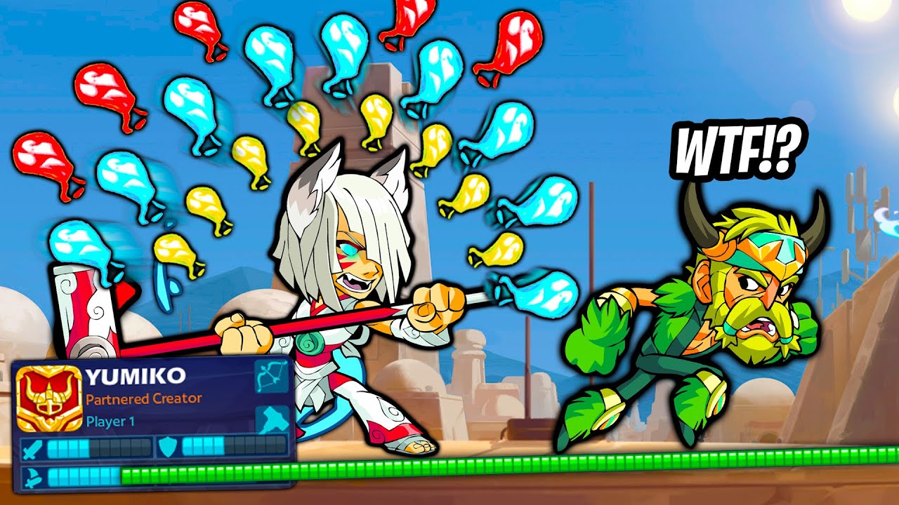 I Modded 100,000 Dex Yumiko in Brawlhalla