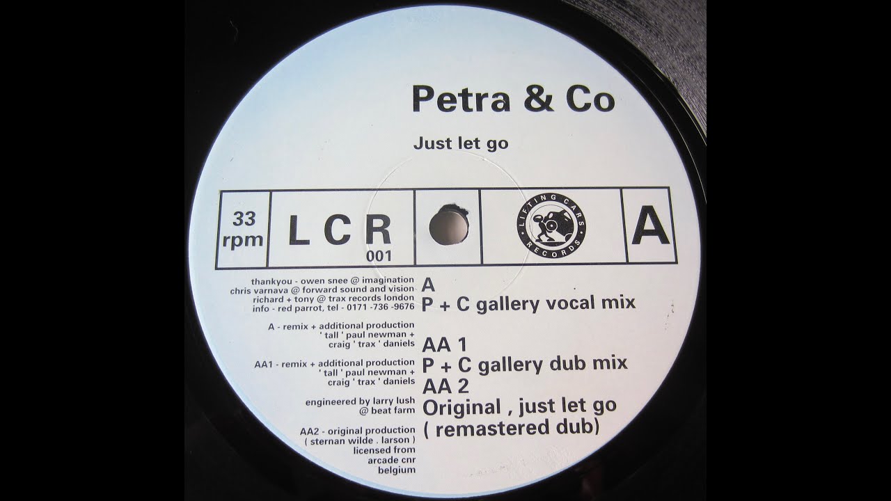 Petra & Co - Just Let Go (P & C Gallery Vocal Mix) (Tall Paul) 1998