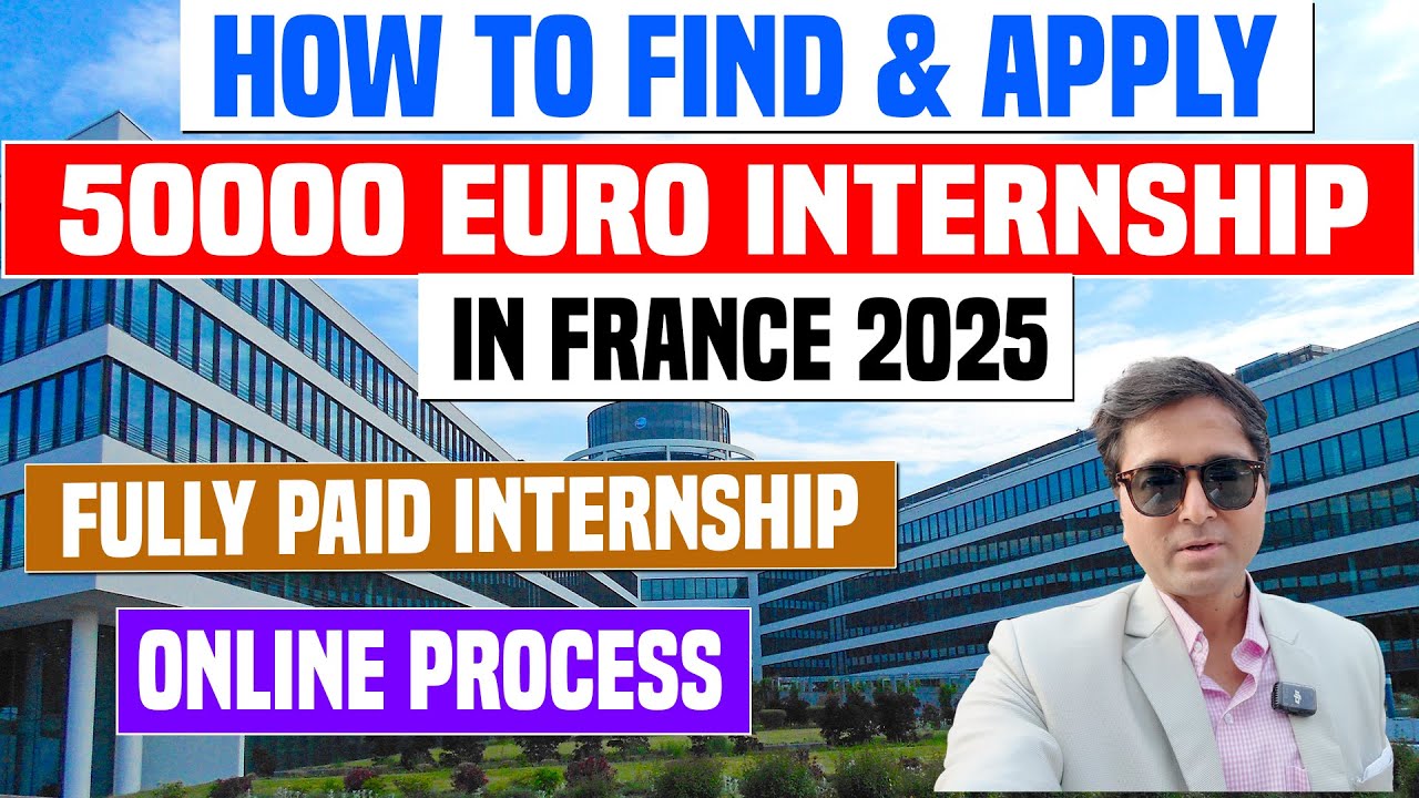 How I got an Internship in France Process 2026 | How to Search & Apply Online | Study in France| Law