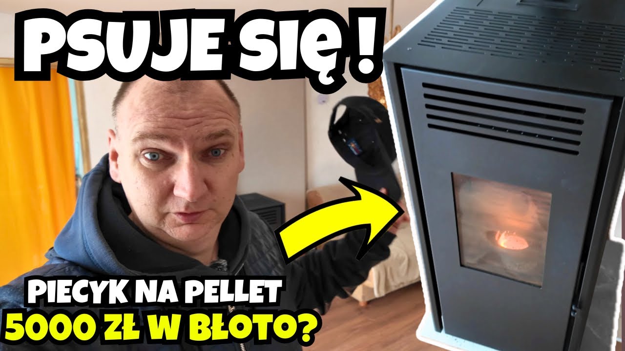 Dwa tygodnie od zakupu! - Piecyk na pellet rzęzi, czy to był dobry zakup? - Wzywam serwis do naprawy