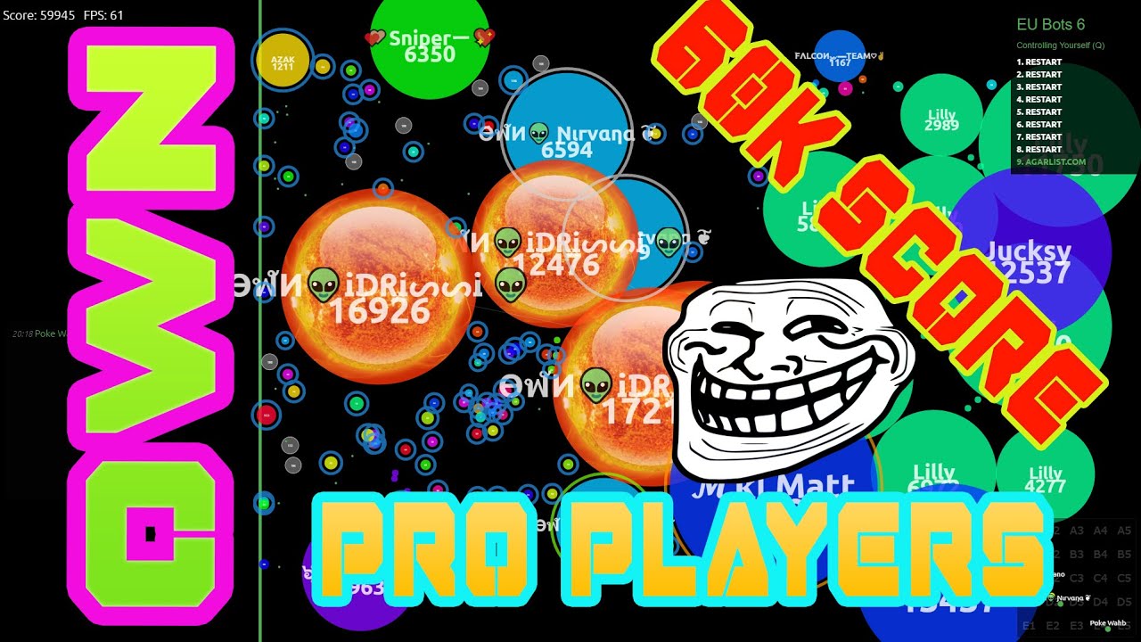 AGARLIST.COM // FUNNY MOMENTS // BEST CLAN Ever ?? // ƟฬИ CLAN