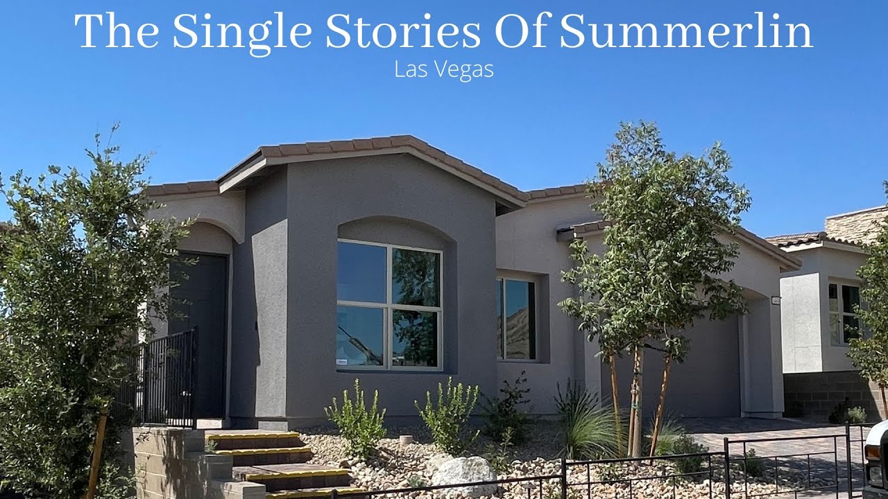 The Single Stories of Summerlin | New Homes For Sale Las Vegas | Plan 3 Home Tour $724k+