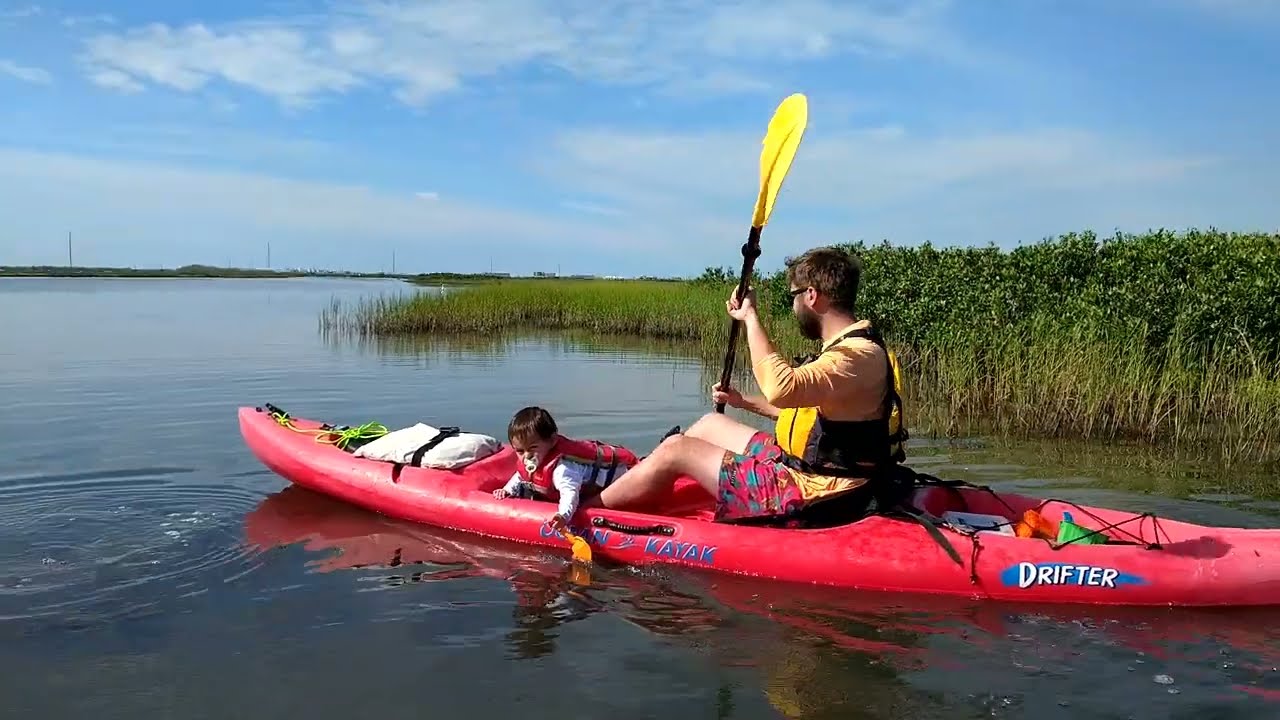 Mom, Dad and Baby Go Kayaking
