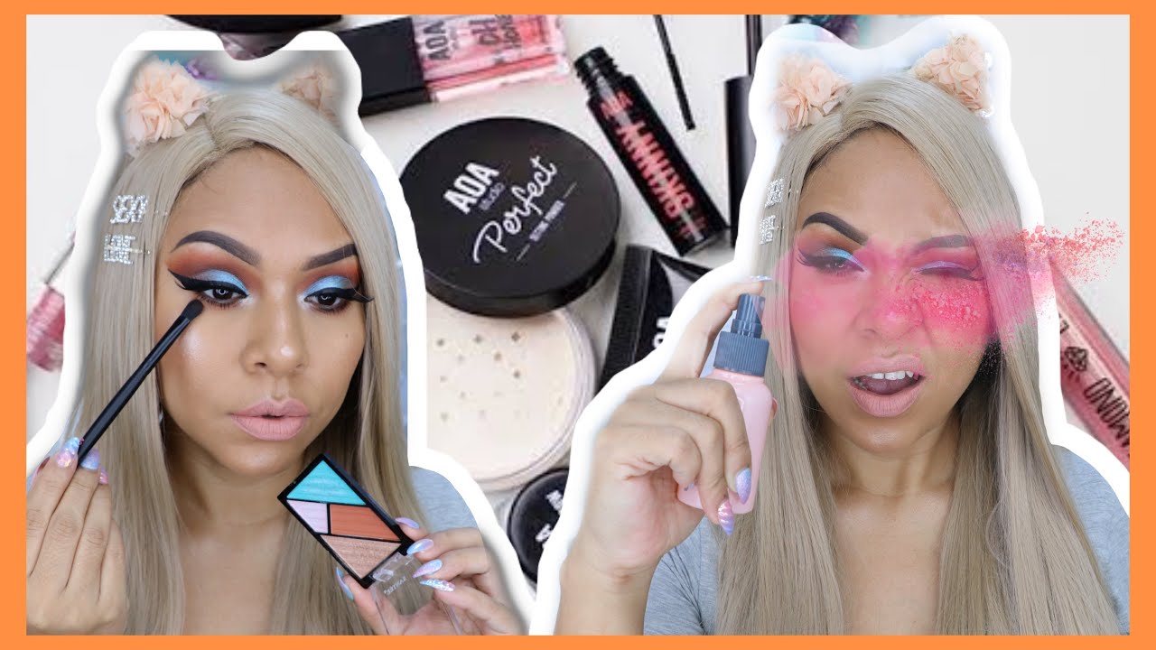 PROBÉ EL MAQUILLAJE MÁS BARATO —AOA STUDIO