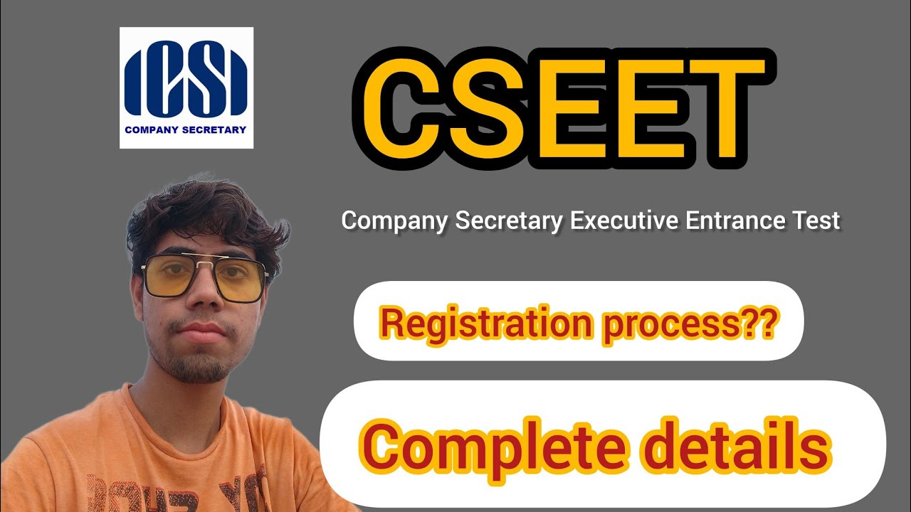 CSEET REGISTRATION PROCESS 2025#icsi #cseet #icsicseet #companysecretary #cs