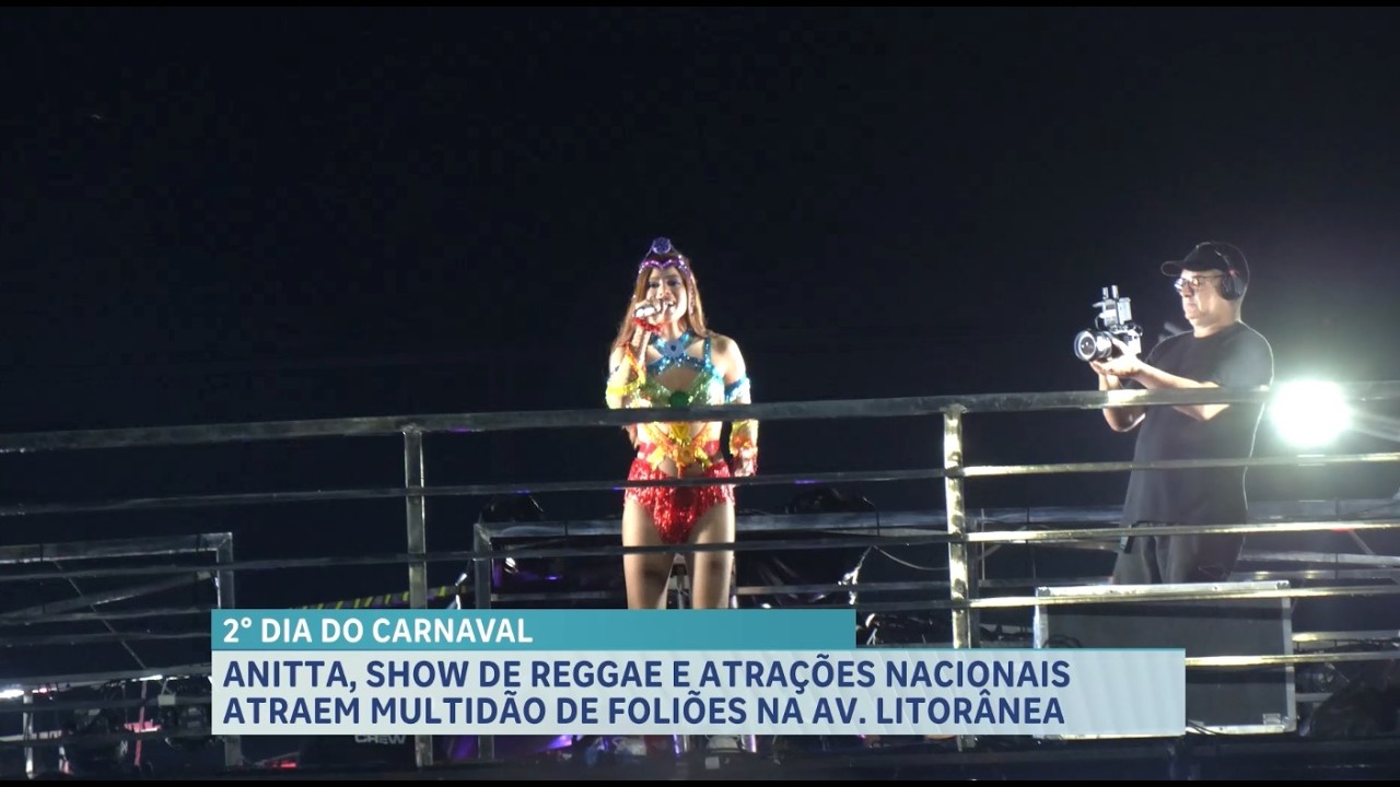 Segunda noite do Carnaval em São Luís transforma a Avenida Litorânea em espetáculo de animação