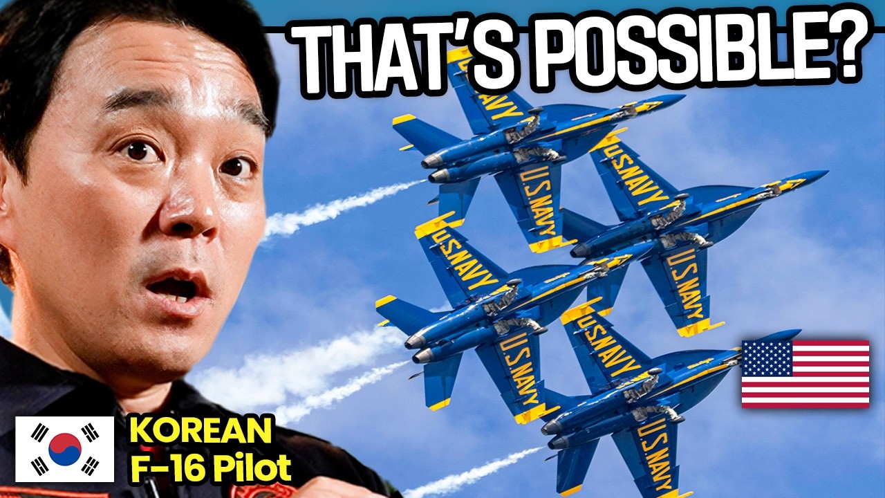 Korean F-16 Pilot reacts to US Blue Angels and Thunderbirds