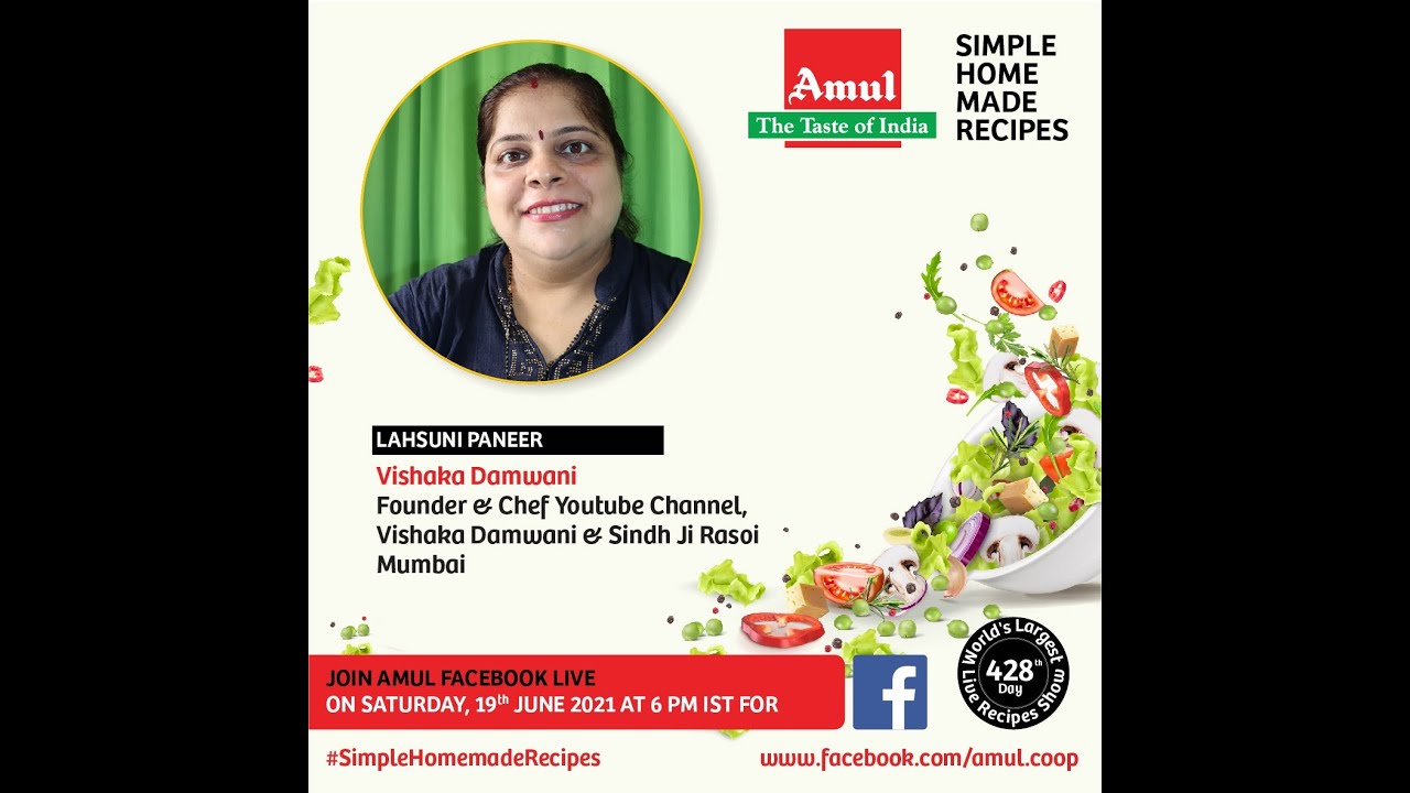 Chef Vishaka Damwani, Episode 2605: #SimpleHomemadeRecipes Facebook Live
