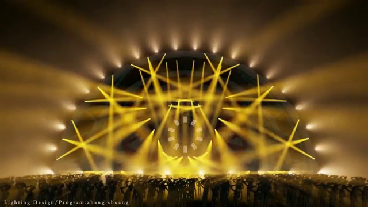 Rock concert lighting show .worked by Zhang Shuang;    Grandma2-Wysiwyg