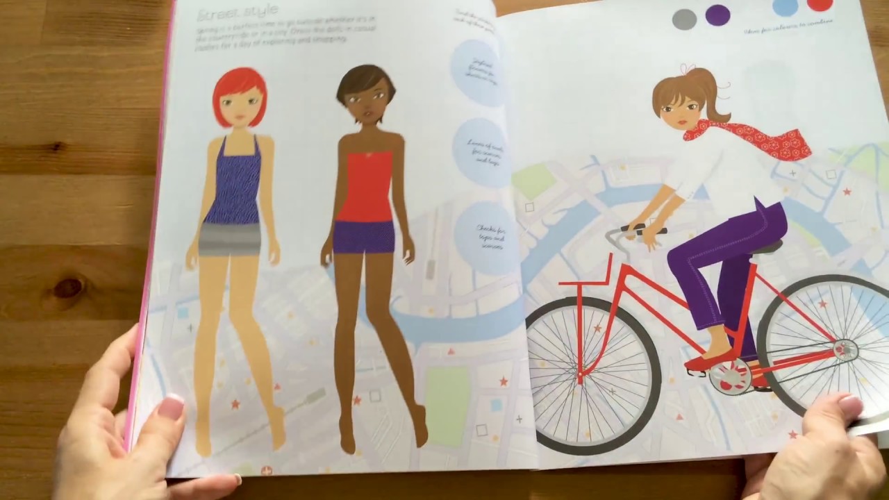 Fashion Designer Spring Collection Sticker Dolly Dressing - Usborne