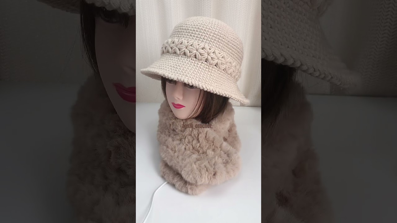 Crochet hat stitch #crochetpatterns #crochet #easycrochet #knithatpattern #crochethat #knithat