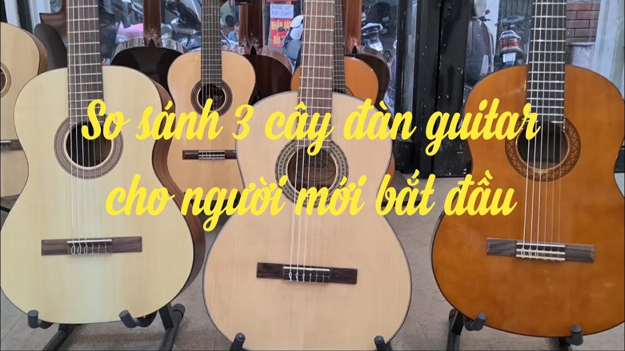 So sánh 3 guitar dưới 3 triệu | Yamaha, Ba Đờn, Martinez