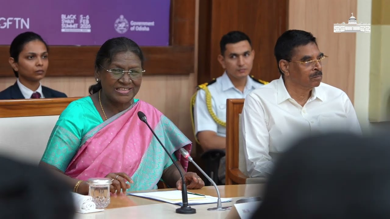 The President graced Black Swan Summit, India at Bhubaneswar