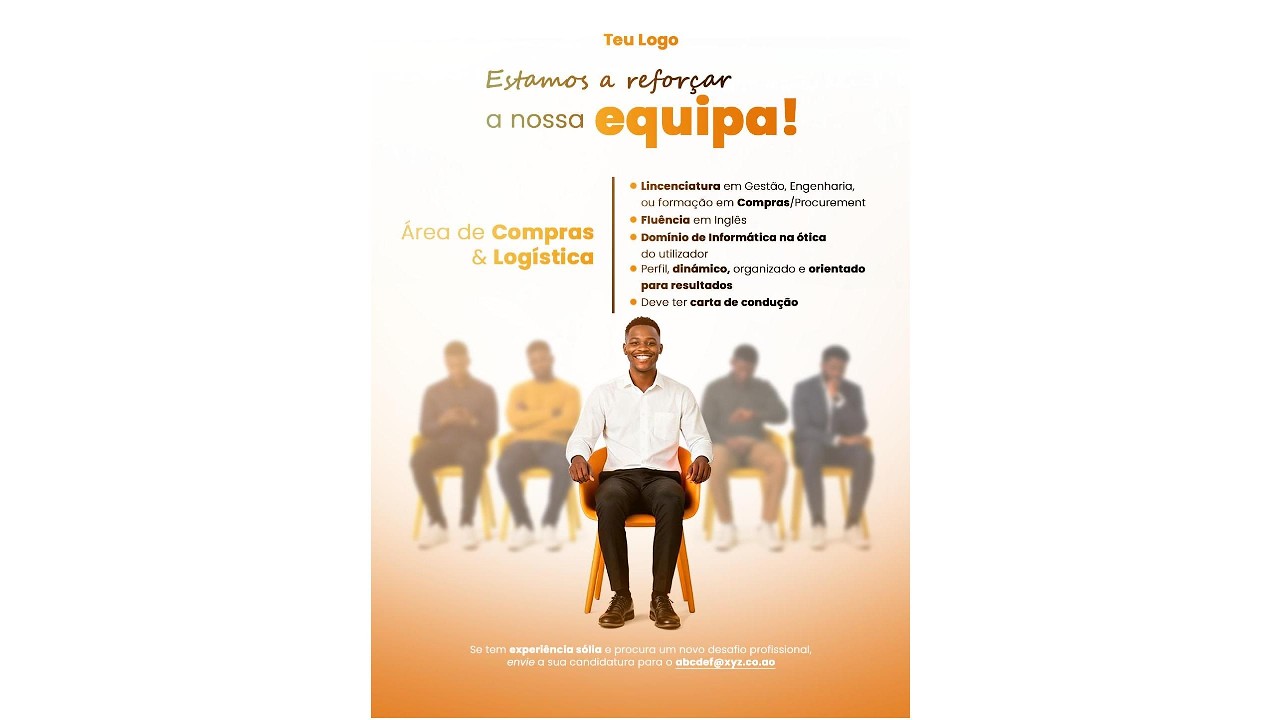 Como fazer flier de anúncio de vaga