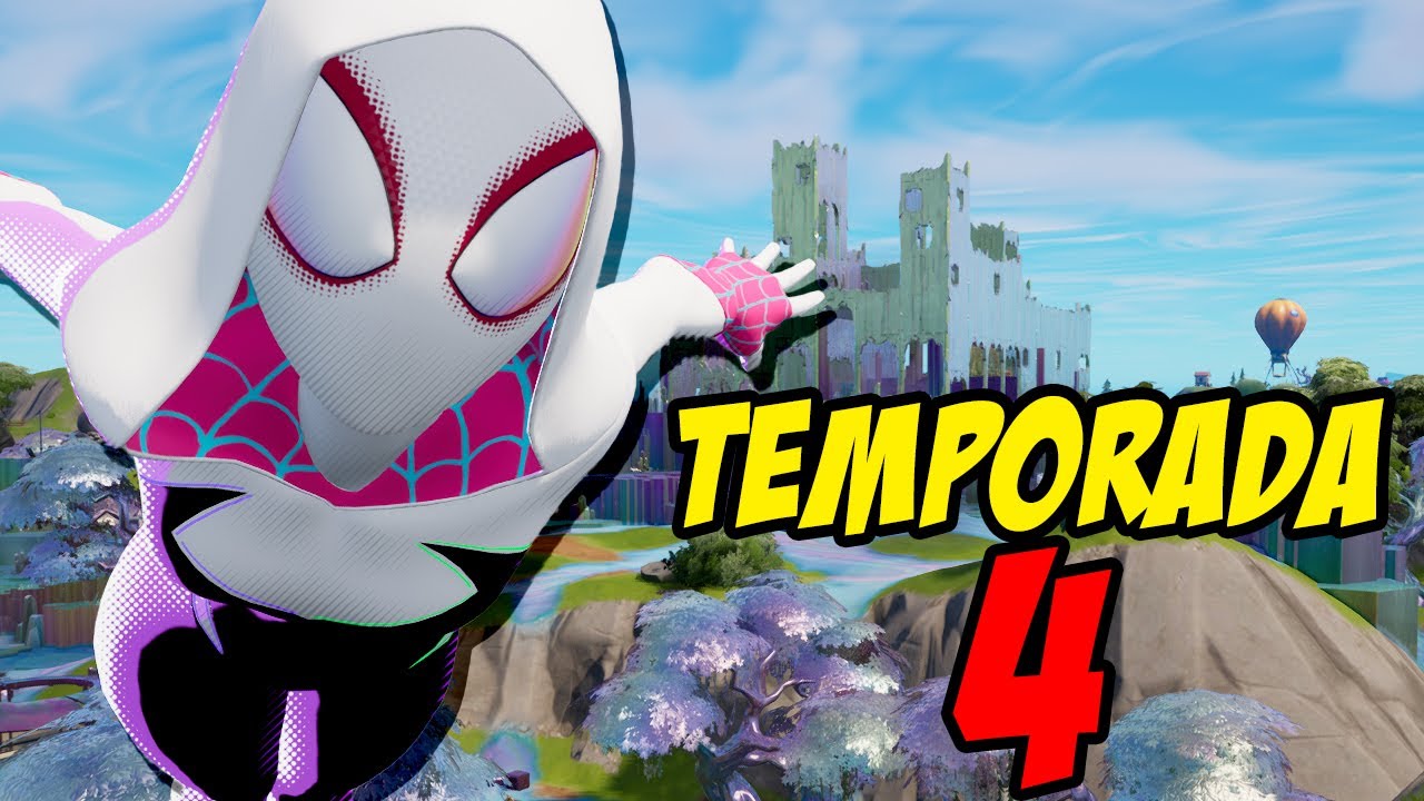 Soy SPIDER-GWEN [Fortnite Temporada 4] c/ Hiper, Marmota y Chuymine