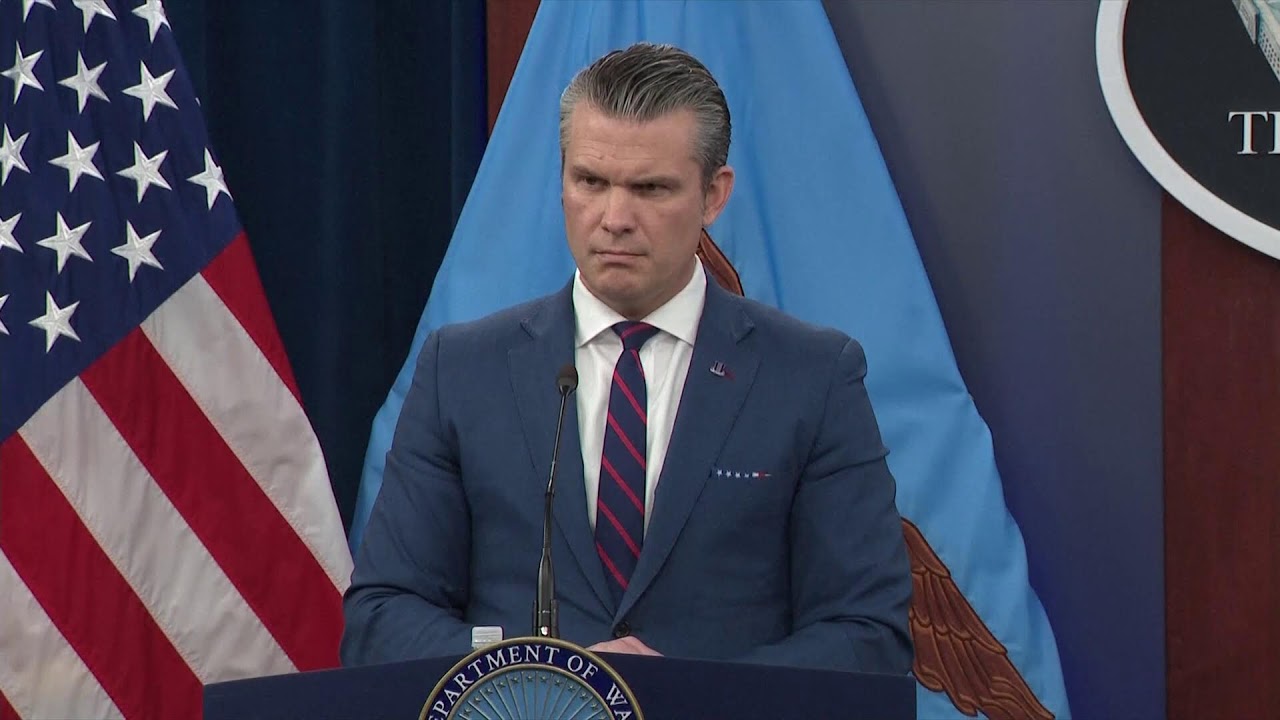 LIVE: Hegseth speaks at news conference about Iran military operation