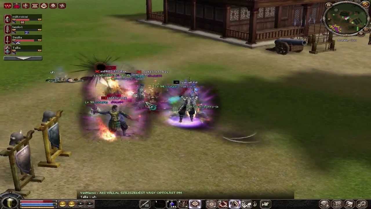 Metin2. Hu Aquila Tallia-miikroicei pvp-pvm bemelegítés. [HD]