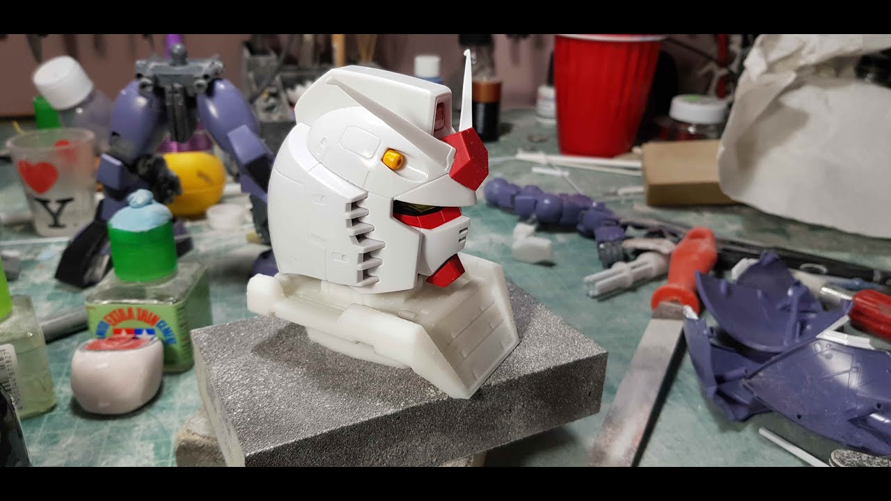 RX-78 Gundam Exceed Model Head Disassembly