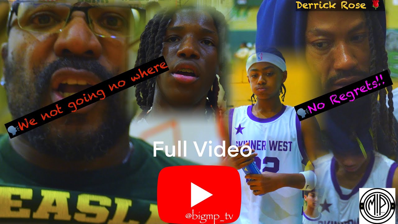Derrick Rose 🌹 NBA Legend leaves powerful messages to his Son & team: Skinner West vs Beasley #mptv 